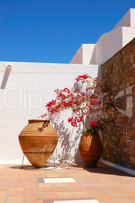 Decoration at the luxury hotel, Crete, Greece