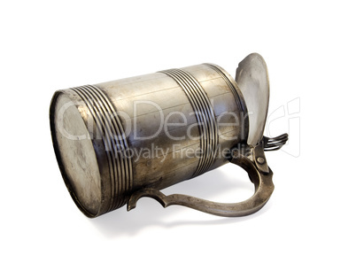 Old metal mug