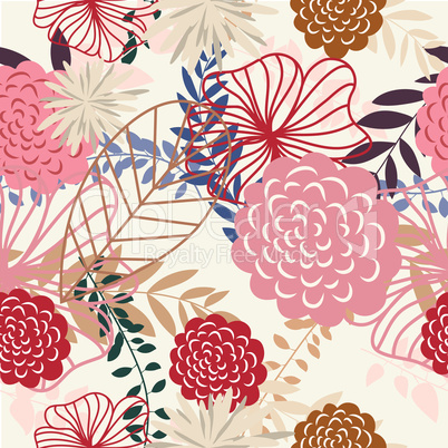 seamless floral background