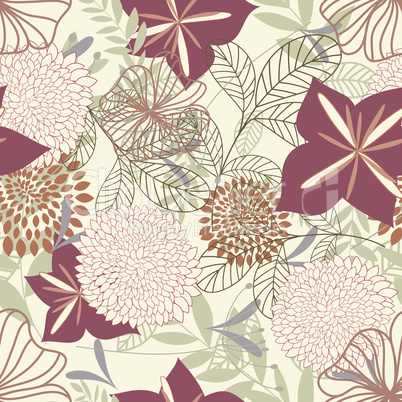 seamless floral background