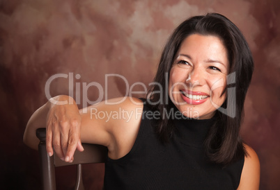 Attractive Hispanic Woman Portrait