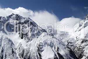 Mountains in cloud