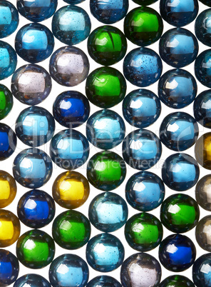 Abstract background from glass colour spheres