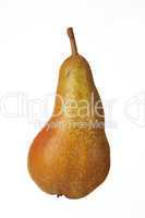 Juicy pear on a white background