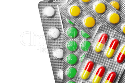 Macro of pills