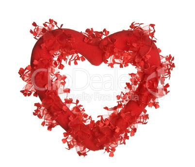 Red valentine heart