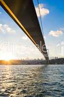Bosphorus Bridge at sunset