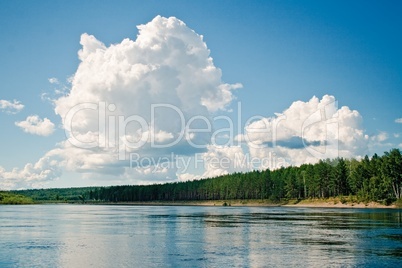 Cumulus above Dep river