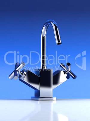 stainless steel tap 3d