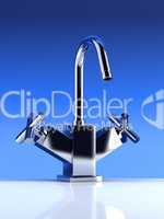 stainless steel tap 3d