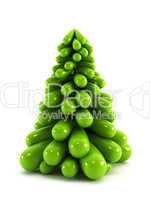 3d symbolic Christmas tree