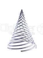 3d symbolic Christmas tree