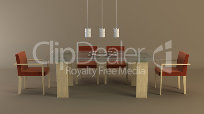 design of the dining room