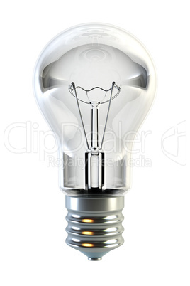 isolated 3d bulb