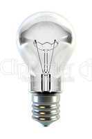 isolated 3d bulb