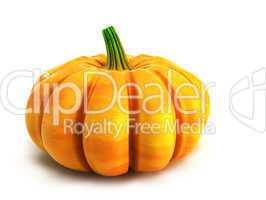 isolated pumpkin 3d rendering