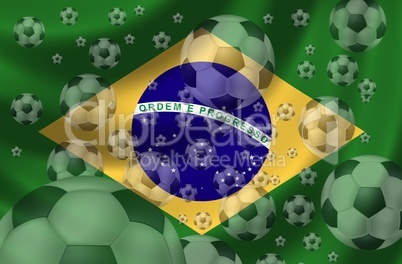 Nationalfahne von Brasilien