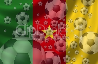 flagge kamerun