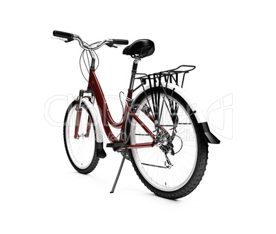 bicycle isolated over white