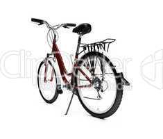 bicycle isolated over white