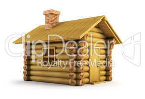 wooden log-house