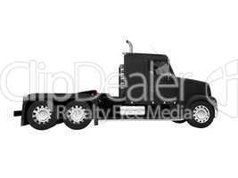 Bigtruck isolated front side view