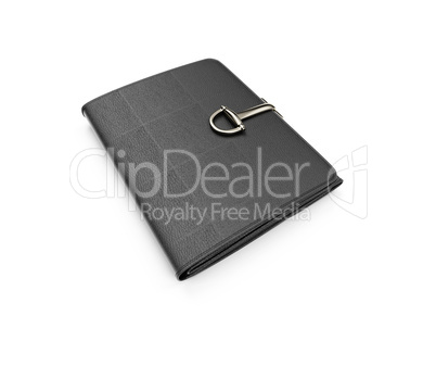 Black leather wallet