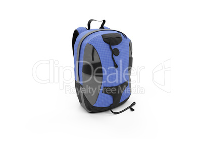 Blue rucksack