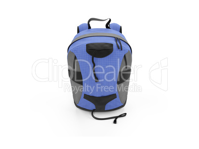 Blue rucksack