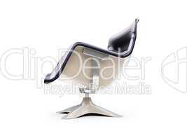 Modern armchair isolated view