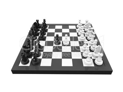 chess isolated view