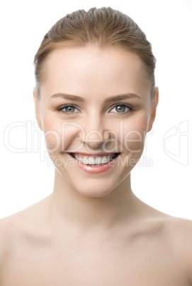 beauty woman closeup face