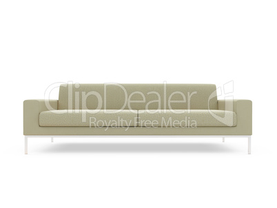 Sofa over white background