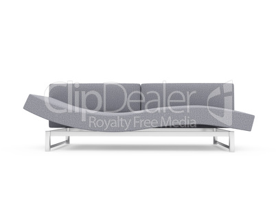 Sofa over white background