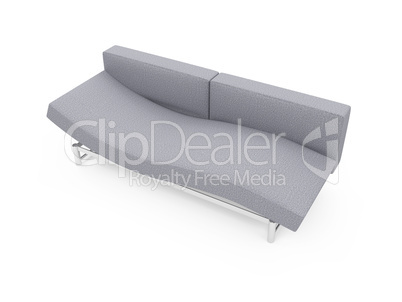 Sofa over white background