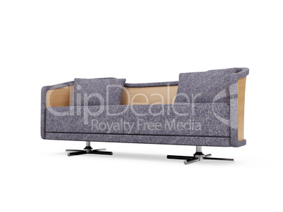 Sofa over white background