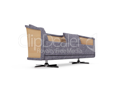 Sofa over white background