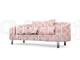 Sofa over white background