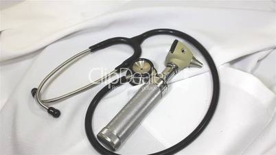 stethoscope and otoscope