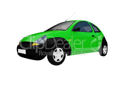 isolated smarty car front view