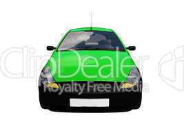 isolated smarty car front view