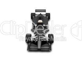 isolated speed car  front view 03