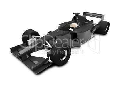 isolated speed car front view 01