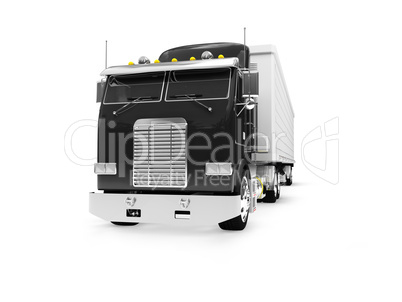 isolated big car front view 01