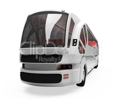 Future concept of bus isolated view