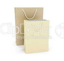 Gift bags isolated view