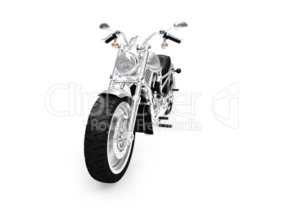 isolated motorcycle front view 02