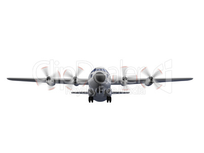 military aircraft isolated view