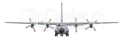 military aircraft isolated view