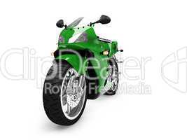 isolated motorcycle front view 04